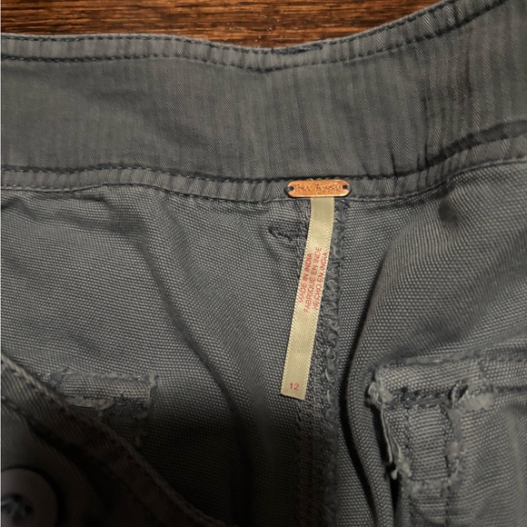 Free People Faded Blue/ Gray Casual Pants - Picture 6 of 7